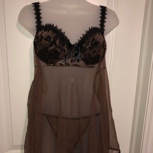 Plus-Size Vintage Fredericks of Hollywood BabyDoll